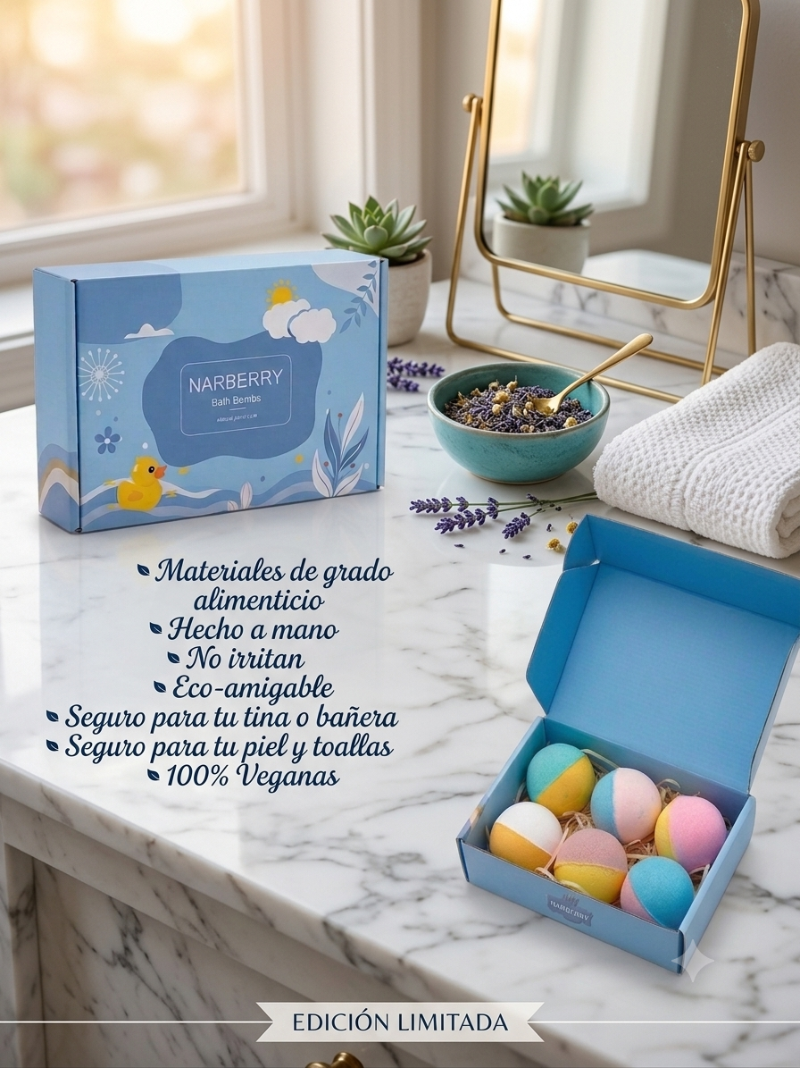 Bombas de Baño Niños - Caja x6 con Juguete Sorpresa