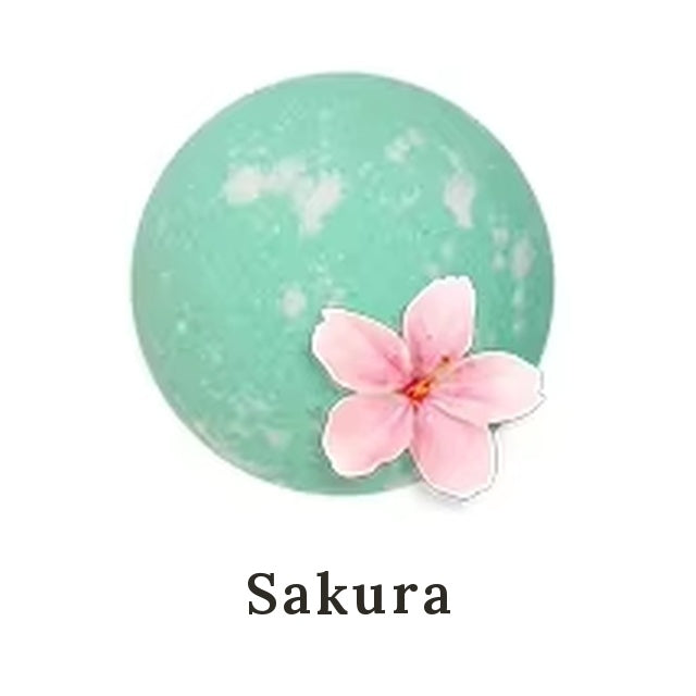Bomba de baño Sakura